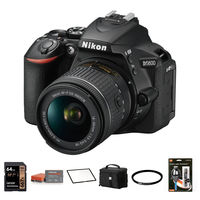 Nikon D5600 + 18-55 mm AF-P VR černý - Foto kit
