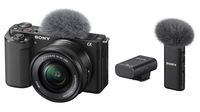 Sony Alpha ZV-E10 + 16-50 mm + Sony mikrofon ECM-W2BT