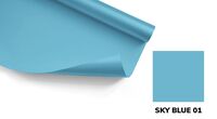 Fomei papírové pozadí 1,35 × 11 m Sky Blue