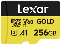 Lexar microSDXC 256GB GOLD Professional Class 10 UHS-II U3 A1 (V60)