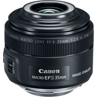 Canon EF-S 35 mm f/2,8 Macro IS STM s LED světlem