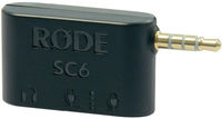 RODE SC6 breakout box 2x vstup TRRS na 1x TRRS výstup 3,5mm jack