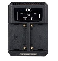 JJC duální USB nabíječka pro akumulátor 2× Sony NP-F