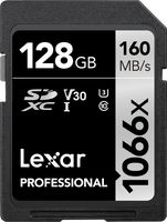 Lexar SDXC 128GB 1066x Professional Class 10 UHS-I U3 (V30)