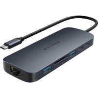 HyperDrive Gen.2 Dual HDMI USB-C 11v1 Hub 140W PD 3.1 Pass-thru