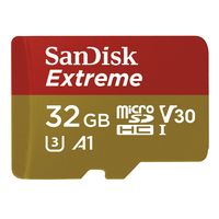 SanDisk Micro SDHC 32GB Extreme 100MB/s A1 Class 10 UHS-I U3 V30 + Adaptér