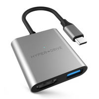 HyperDrive 3v1 USB-C Hub (4K HDMI) stříbrný - Zánovní!
