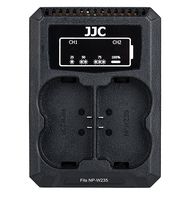 JJC duální USB nabíječka pro akumulátor 2× Fujifilm NP-W235