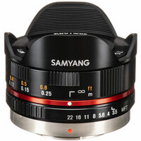 Samyang 7,5 mm f/3,5 pro micro 4/3 černý