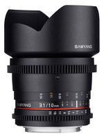 Samyang CINE 10 mm T/3,1 VDSLR ED AS NCS CS II pro Nikon