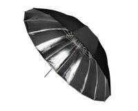 Terronic studiový deštník BS-185 černý/stříbrný 185 cm