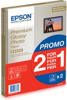 Epson Premium Glossy Photo Paper A4, 2x15 listů