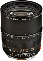 Leica 75 mm f/2 ASPH APO-SUMMICRON-M