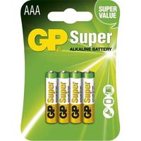 GP AAA Super alkalická - 4 ks