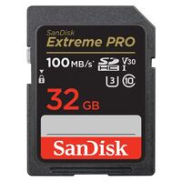 SanDisk SDHC 32GB Extreme Pro 100 MB/s Class 10 UHS-I U3 V30
