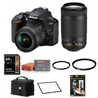 Nikon D3500 + 18-55 mm AF-P VR + 70-300 mm AF-P VR - Foto kit
