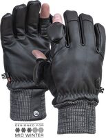 Vallerret Kožené fotografické rukavice Vallerret Hatchet černé XS