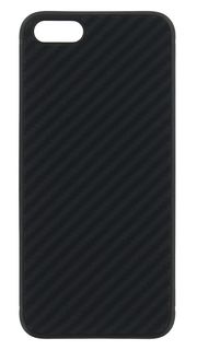 Nillkin Synthetic Fiber ochranný zadní kryt Carbon pro iPhone SE černý