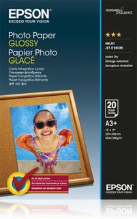 Epson Photo Paper Glossy A3+, 20 listů