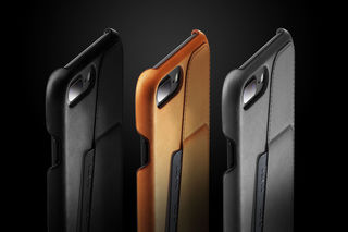 Mujjo kožené peněženkové pouzdro pro iPhone 8 Plus/7 Plus