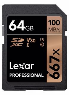 Lexar SDXC 64GB 667x Professional Class 10 UHS-I U3 (V30)