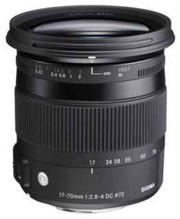 Sigma 17-70 mm f/2,8-4,0 DC Macro OS HSM Contemporary pro Canon