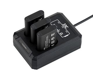JJC trojitá USB nabíječka pro akumulátor 3× Sony NP-BX1
