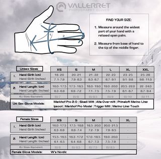 Vallerret Fotografické rukavice W'S Nordic XS