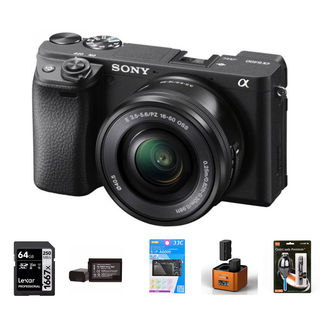Sony Alpha A6400 + 16-50 mm černý - Foto kit