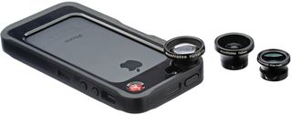 Manfrotto MKOKLYP5S BUMPER + 3ks objektivů pro iPhone 5/5s černé