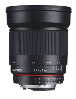 Samyang 24mm f/1,4 pro Samsung NX