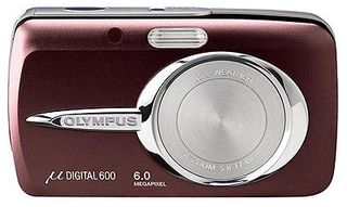 Olympus Mju 600 Digital červený + Mju digital kit!!!
