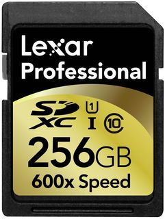 Lexar SDXC 256GB 600x, class 10, UHS-I