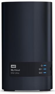 Western Digital My Cloud EX2 Ultra 16TB (2x8TB), 3.5"NAS, černý