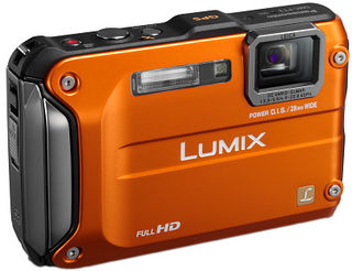 Panasonic Lumix DMC-FT3 oranžový + 8GB Ultra karta + pouzdro Aha 70J!