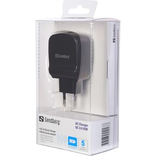 Sandberg cestovní nabíječka USB (QuickCharge 3.0)