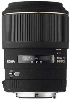 Sigma 105mm F 2,8 EX DG MACRO pro Canon + utěrka Sigma zdarma!