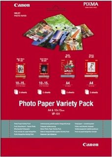Canon fotopapír VP-101 Variety Pack (A4 + 10×15 cm)
