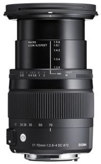 Sigma 17-70 mm f/2,8-4,0 DC Macro OS HSM Contemporary pro Canon