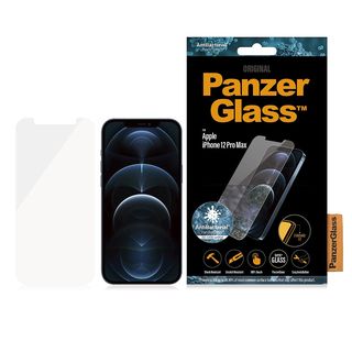 PanzerGlass tvrzené sklo Standard Antibacterial pro iPhone 12 Pro Max čiré