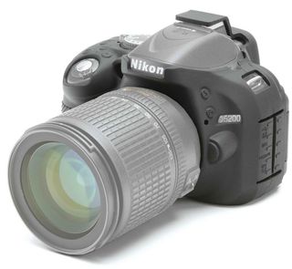 EasyCover silikonové pouzdro pro Nikon D5200 černé