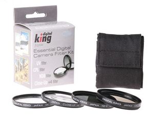 Digital King set filtrů UV + CPL + ND8 + makropředsádka 46mm