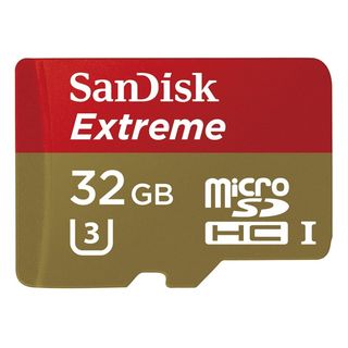 SanDisk Micro SDHC 32GB EXTREME 60MB/s Class 10 UHS-I (U3) + Adaptér