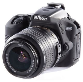 EasyCover silikonové pouzdro pro Nikon D5500 / D5600 černé
