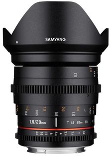 Samyang CINE 20 mm T/1,9 VDSLR II ED AS UMC pro Nikon F