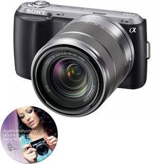 Sony NEX-C3 černý + 18-55 mm + 55-210 mm