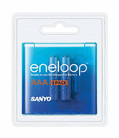 Sanyo Eneloop AAA baterie 750 mAh 2 ks