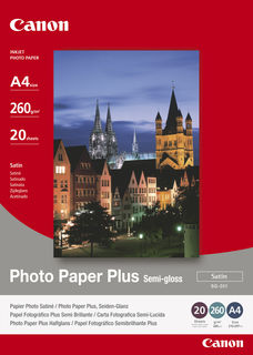 Canon fotopapír SG-201 Plus Semi-gloss (A3)