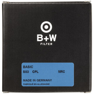 B+W polarizační cirkulární filtr BASIC MRC 58 mm