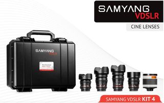 Samyang 14mm,24mm,35mm,85mm,500mm VDSLR Kit 4 pro Sony E